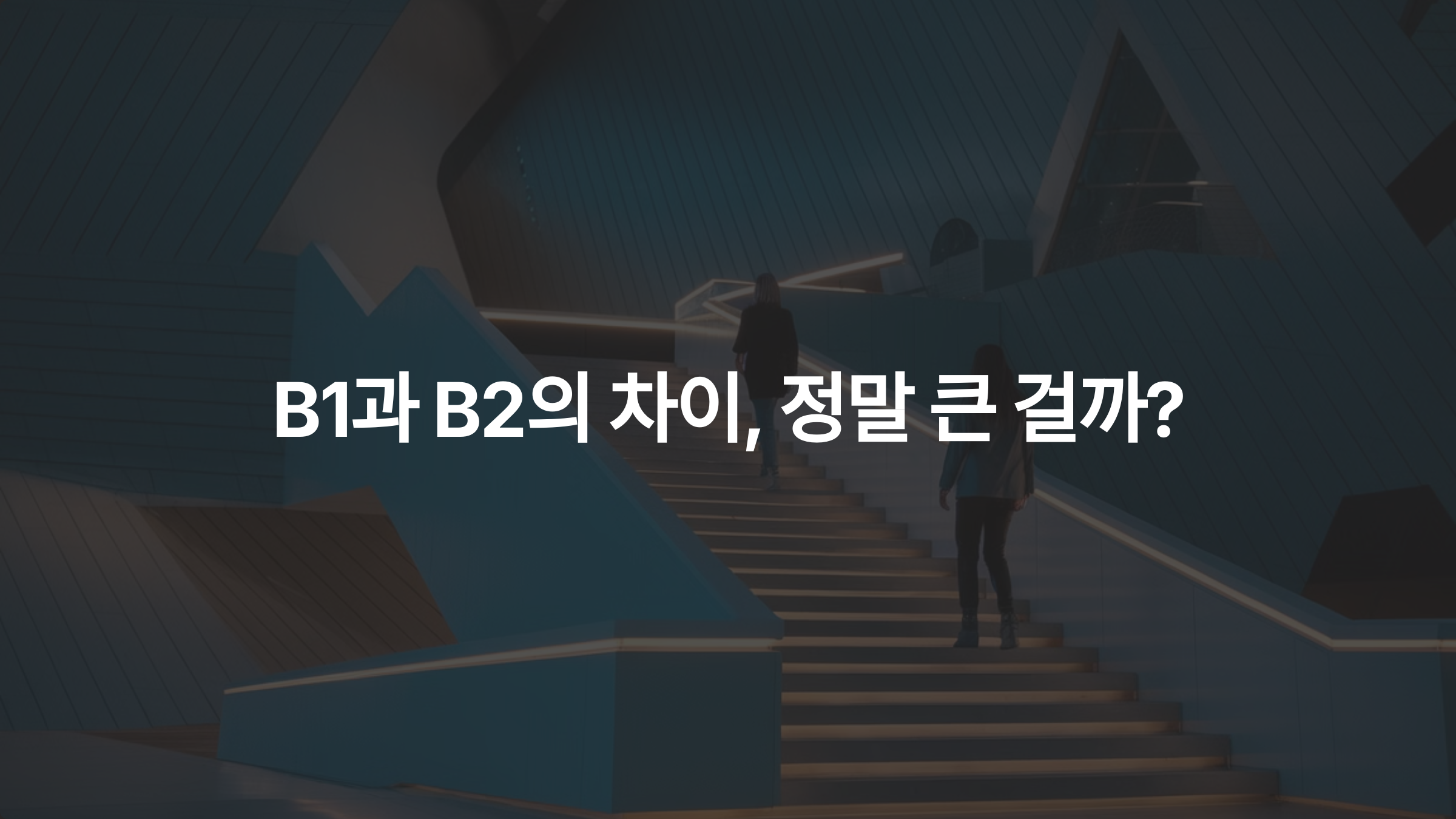 B1과 B2의 차이, 정말 큰 걸까? 레벨 구분의 숨은 이야기