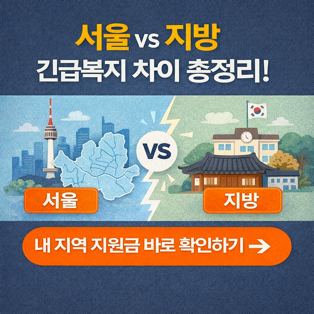 긴급복지 지원액, 내가 사는 지역은 얼마 받을 수 있을까? (2026 최신)