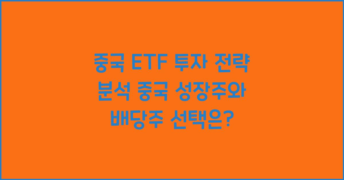 중국 ETF