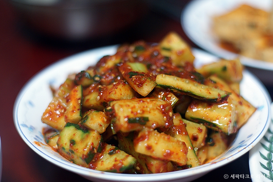 오이무침