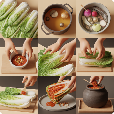 김장김치 맛있게 담는 법 이미지