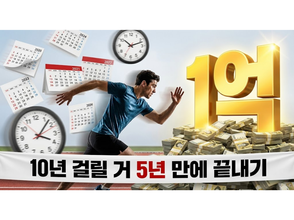 "월급 300만원, 숨만 쉬고 모아도 10년?" 가장 현실적인 '1억 모으기' 기간 단축법 (3년? 5년?)