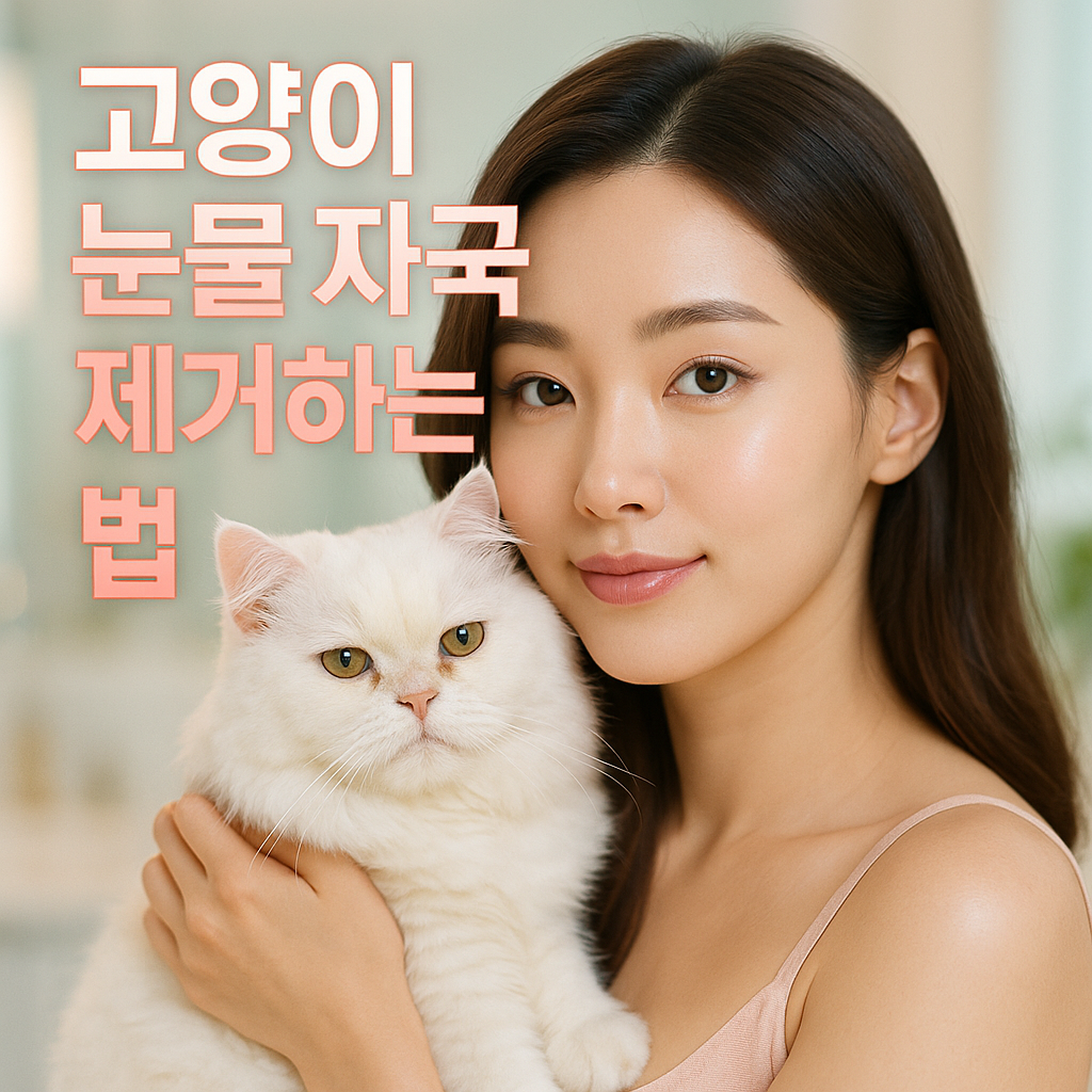 고양이 눈물 자국 제거 방법 완전 가이드