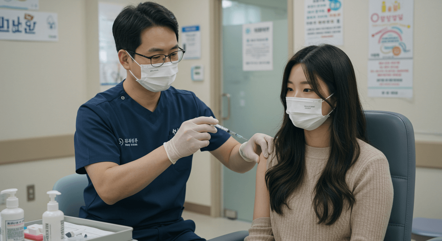 독감 확인서 발급