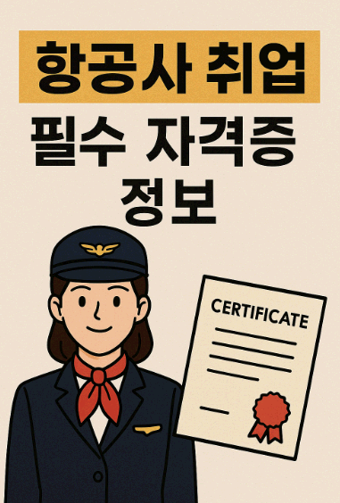 항공사 취업 필수 자격증 정보