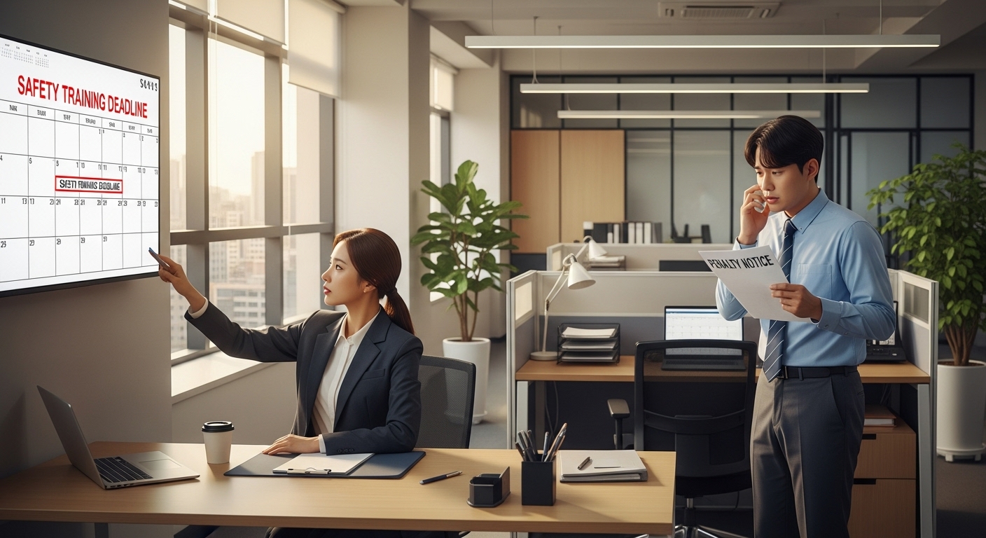 안전관리자&amp;#44; 과태료&amp;#44; 근로자교육