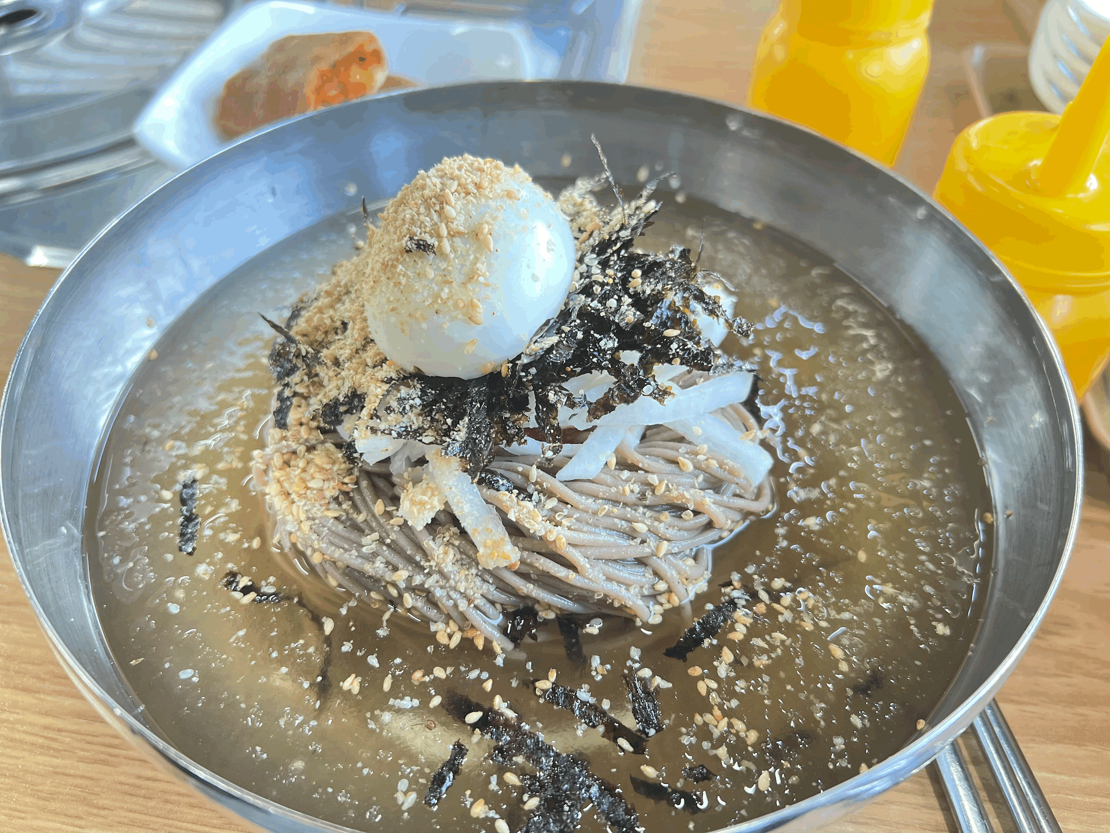 안성 시골막국수 메뉴 - 메밀물막국수