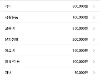 생활비 예산 가계부 항목 분류 고정비 변동비 통제법_12