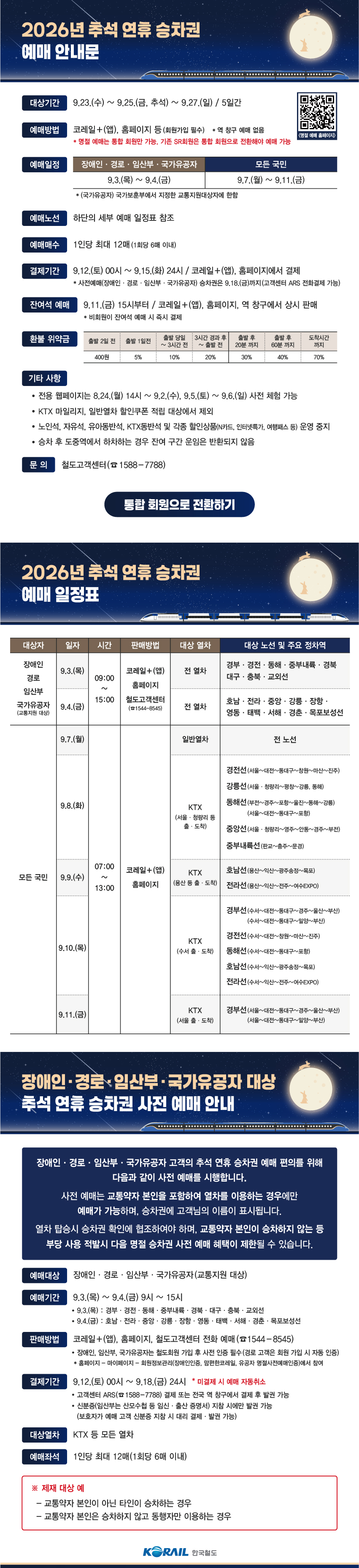추석ktx예매