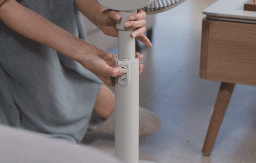 한일 통세척 선풍기 43cm ~ 90cm 높이 조절