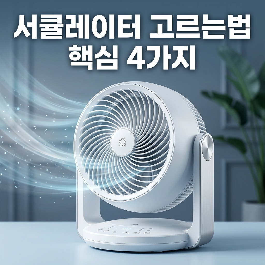 서큘레이터 고르는법 거실 공기순환 고민