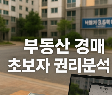부동산 경매 초보자 권리분석