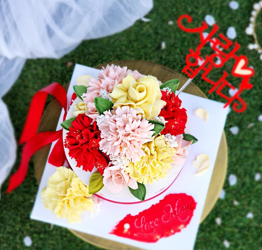 카네이션 케이크