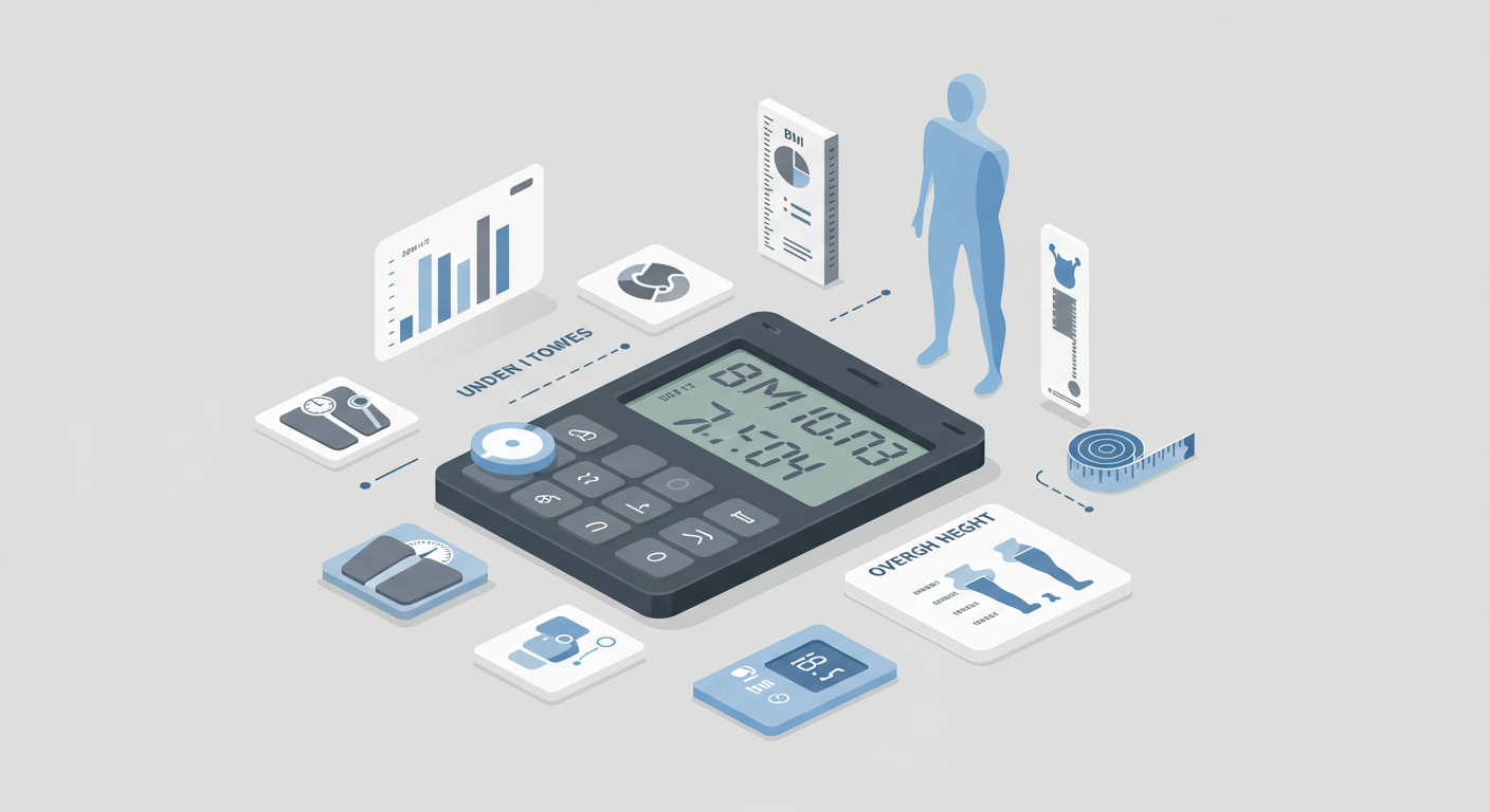 체질량 지수 계산기 사용법(+계산기 포함)