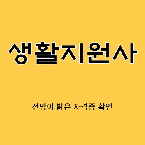 생활지원사