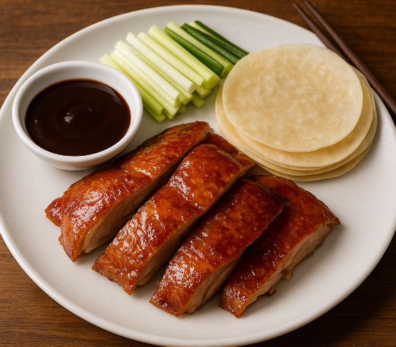 중국 전통 음식 베이징 덕 관련 사진