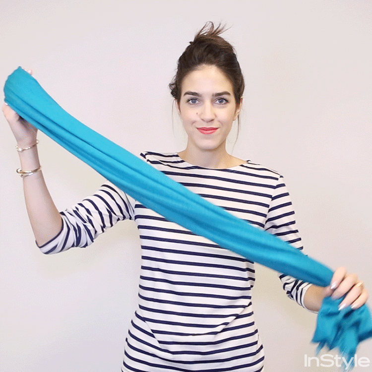 스카프 및 목도리 감는 방법