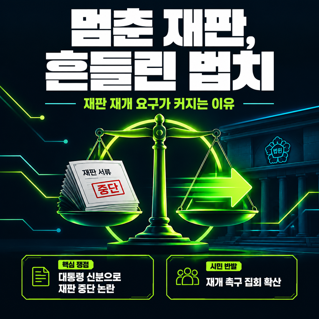 멈춘 재판, 흔들린 법치
