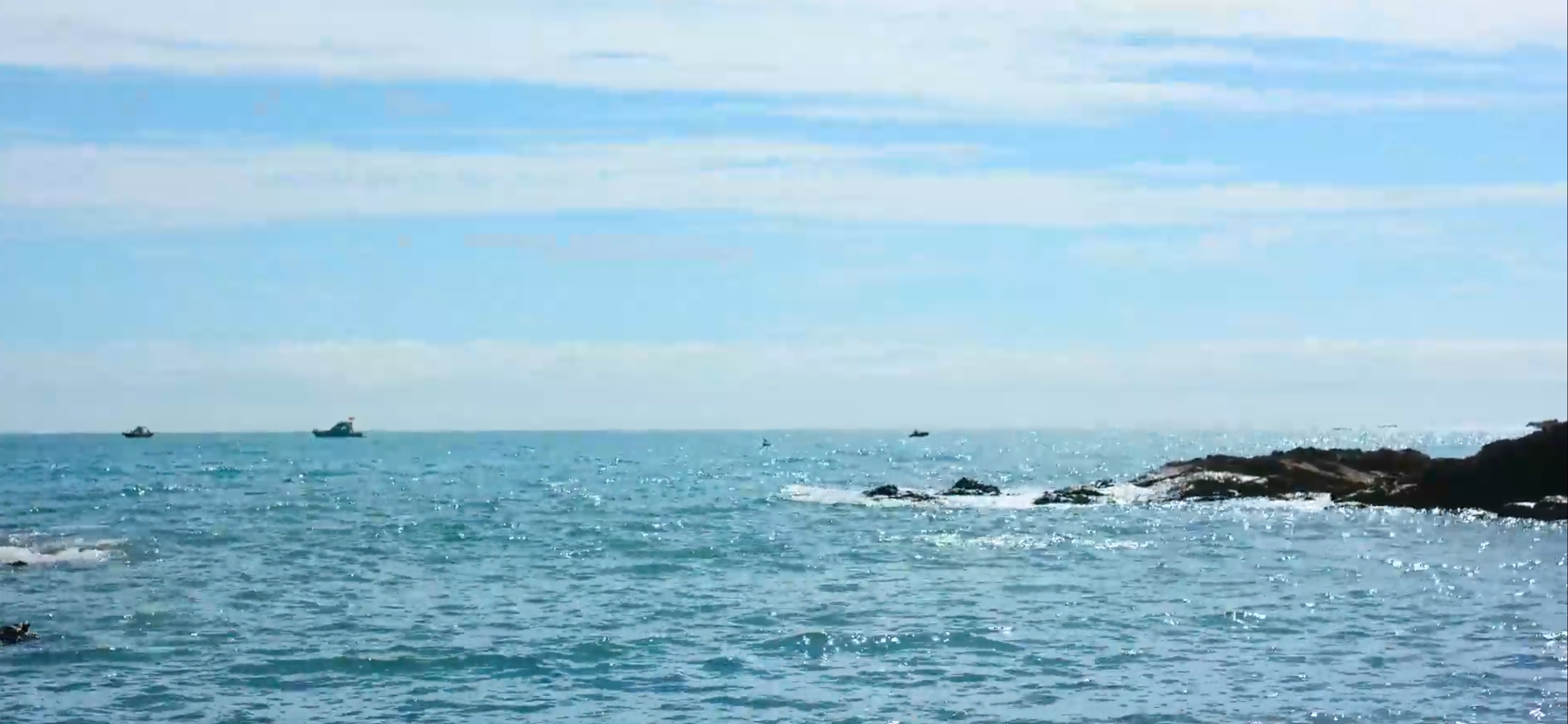 구덕포 바다 모습