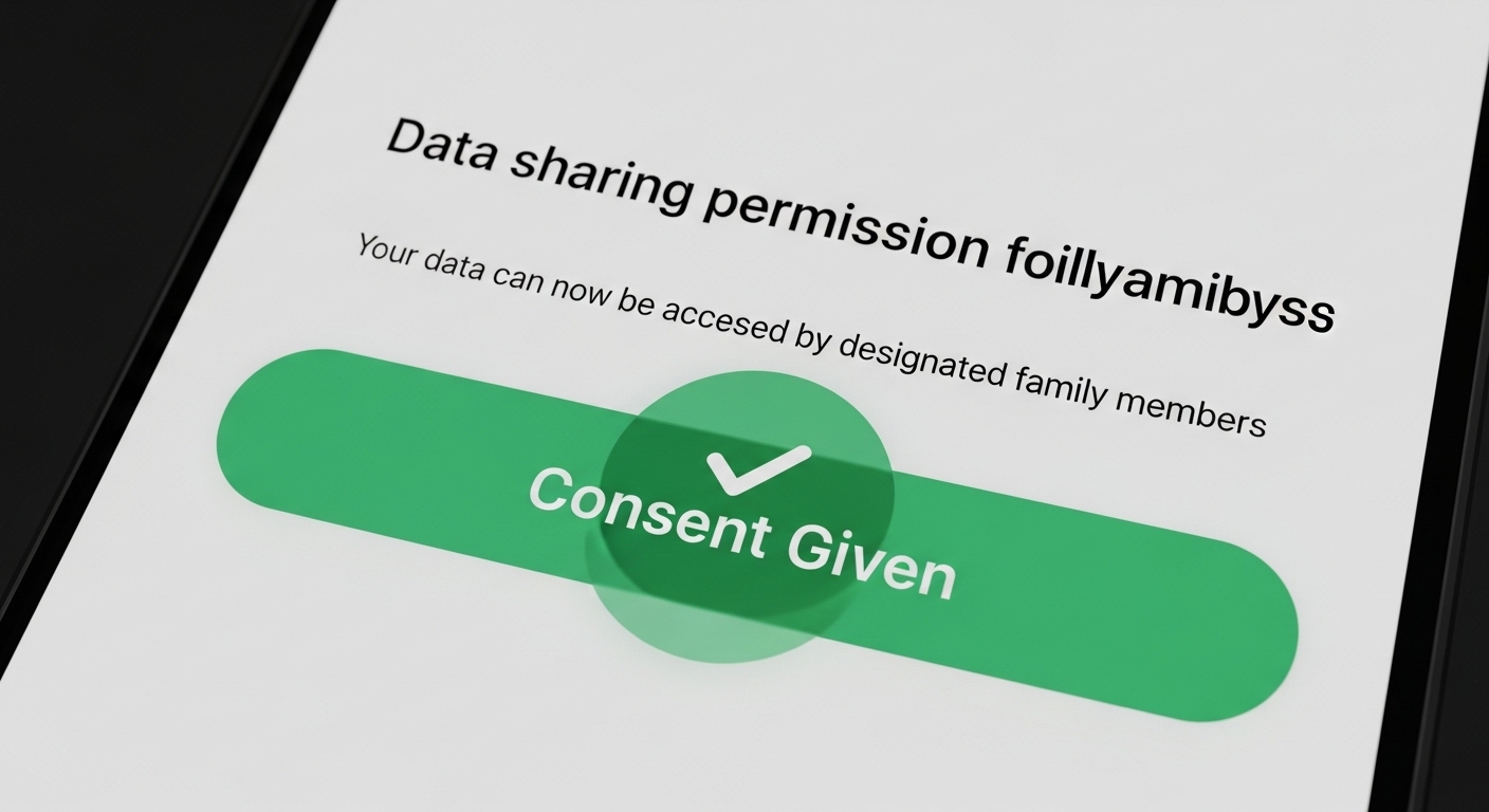 연말정산 부양가족 정보제공 동의 여부를 확인하는 스마트폰 화면