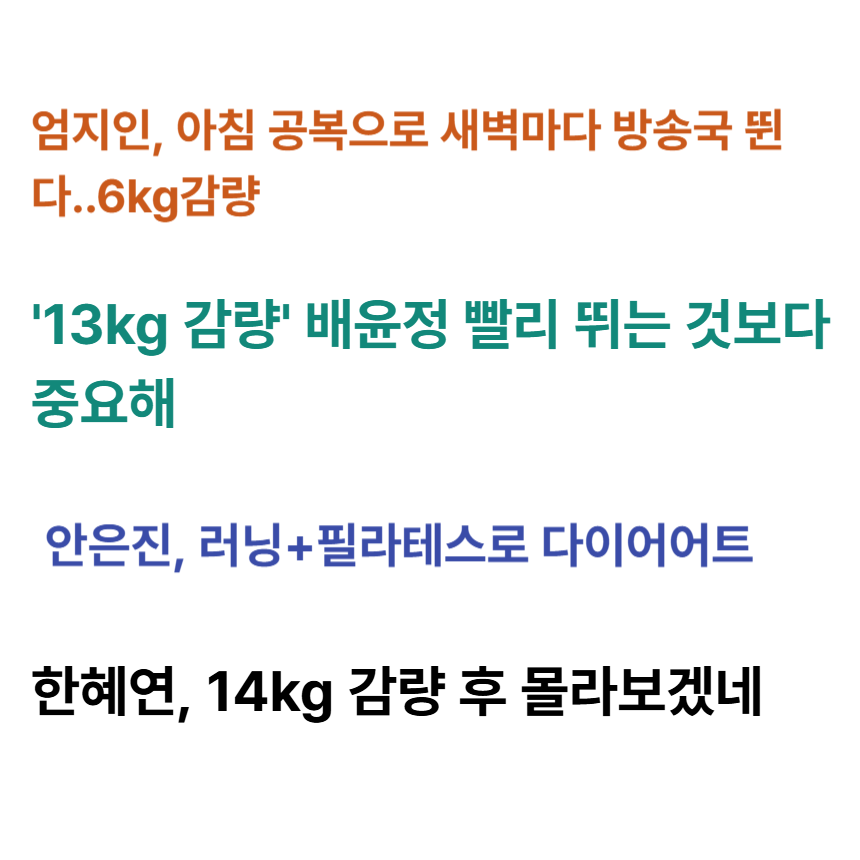 슬로우러닝 다이어트후기