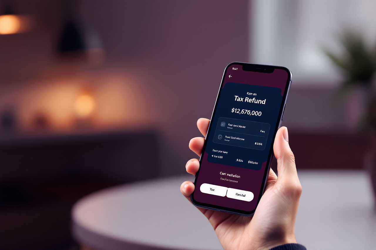 핸드폰 으로 원클릭 서비스가 가능함을 보여주는 이미지