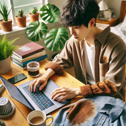 옷에 묻은 커피 얼룩 지우는 법