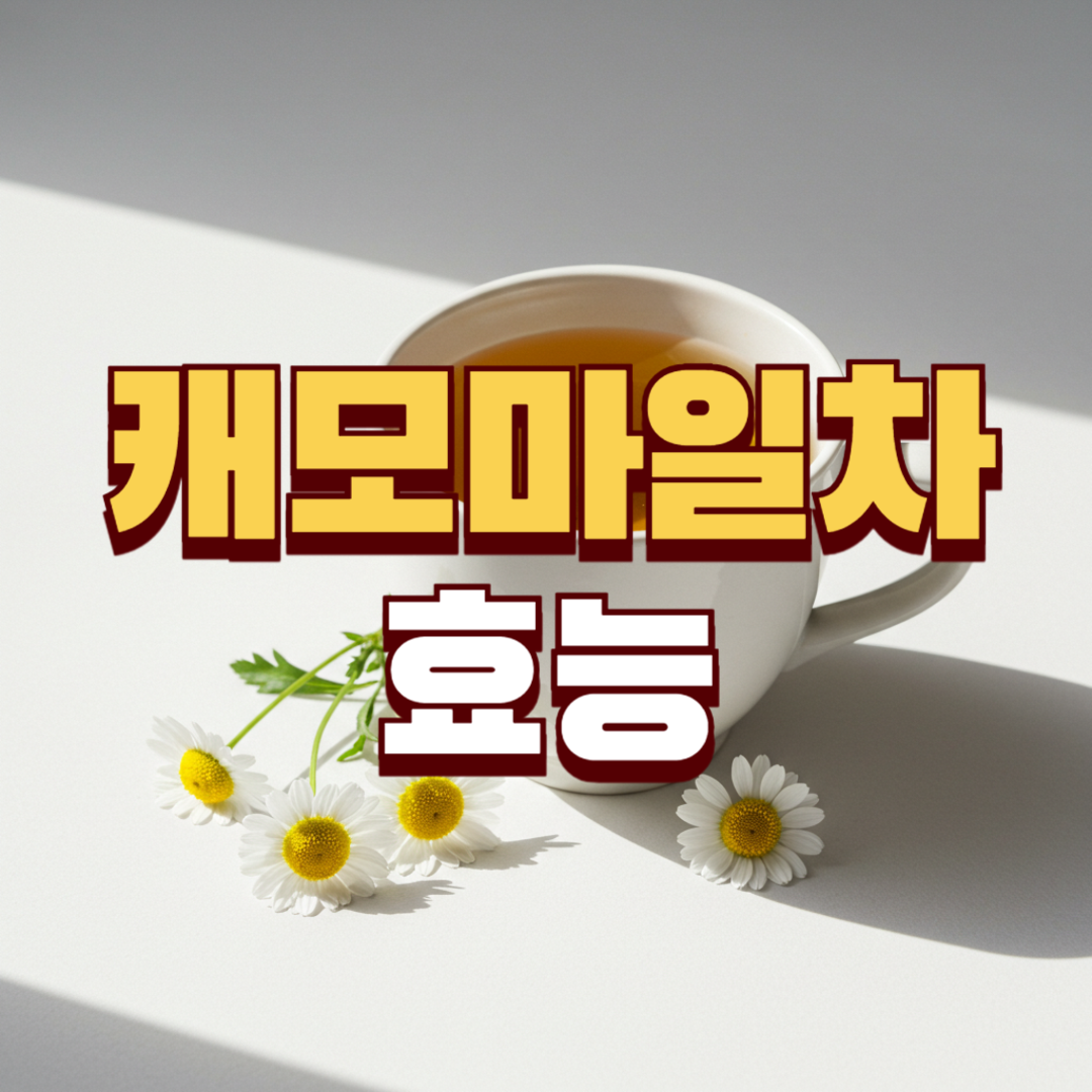 캐모마일차 효능 썸네일