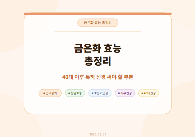 금은화효능