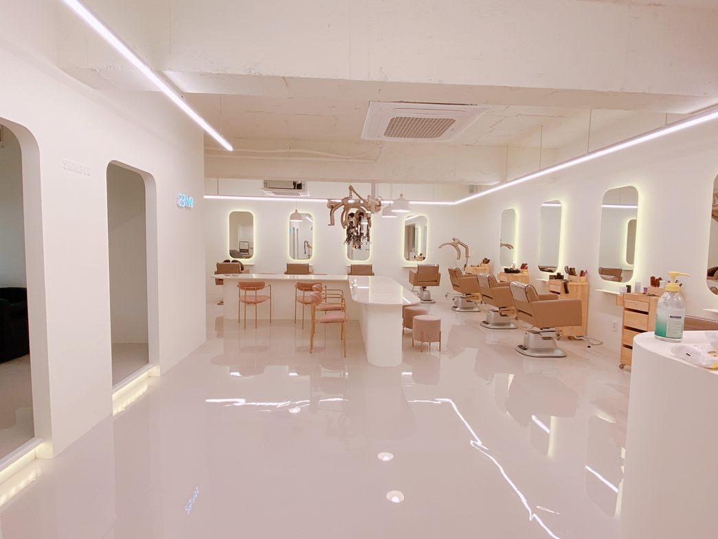 고급스러운미용실인테리어