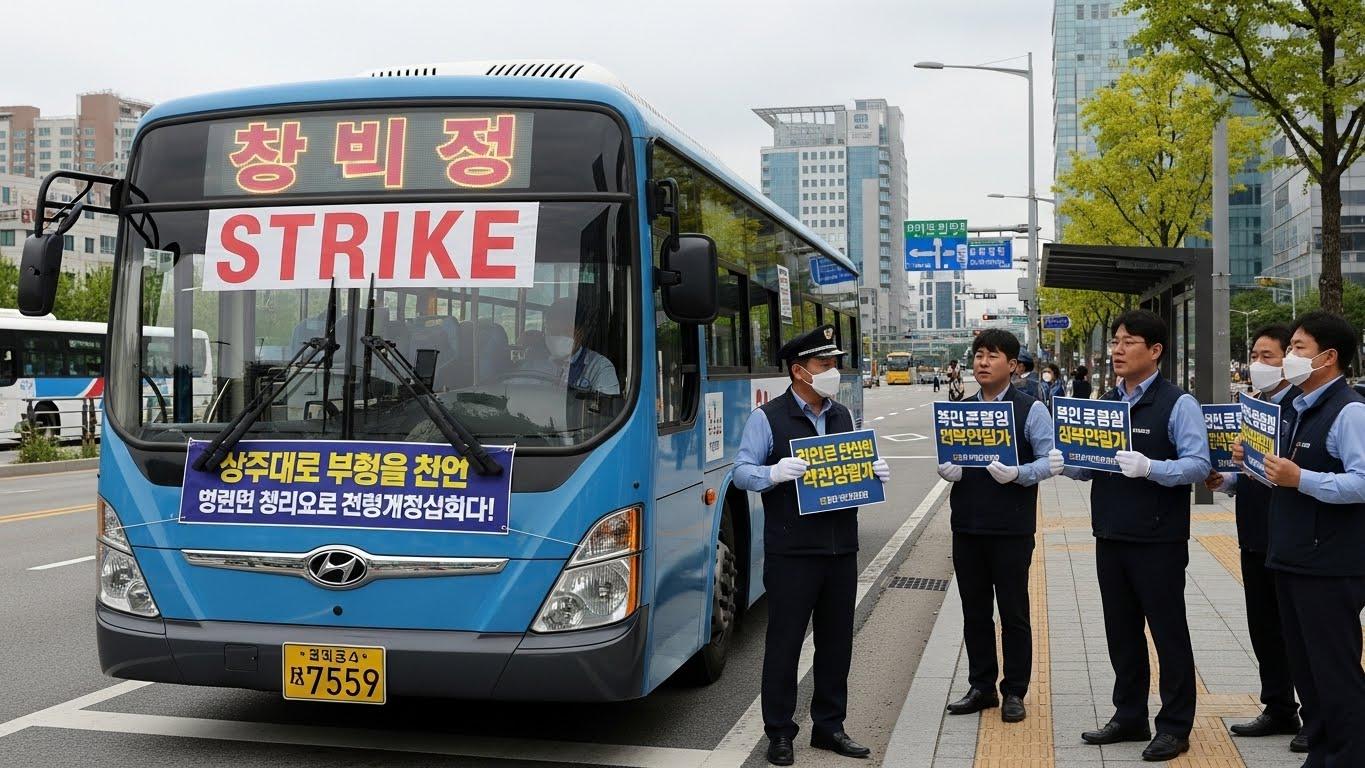 부산 시내버스 파업