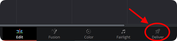 프로그램 아래쪽에서 Deliver 메뉴 클릭