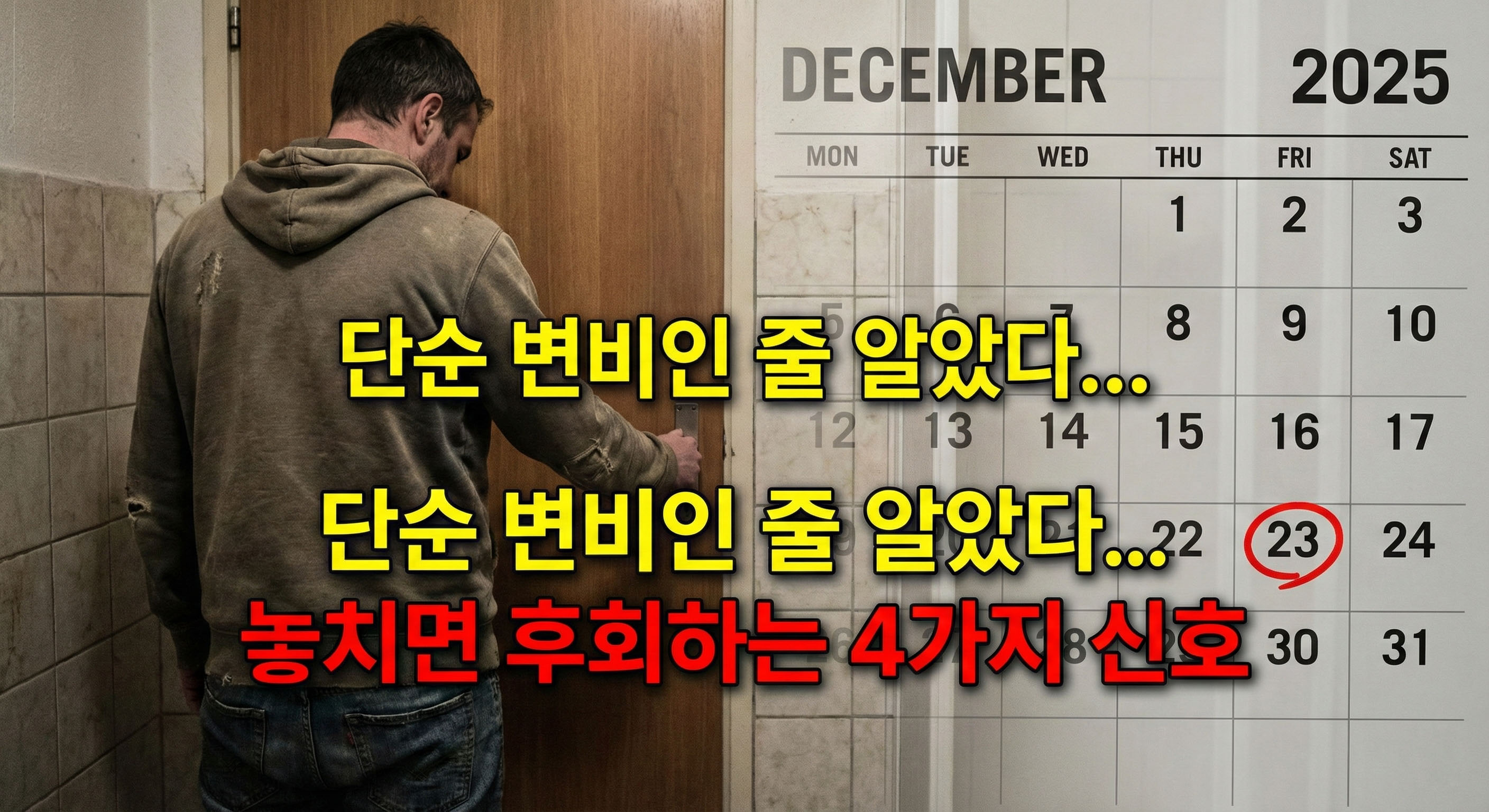 "단순 변비인 줄 알았는데..." 대장암이 보내는 4가지 시그널