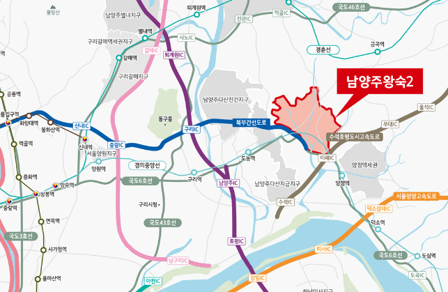 3기-신도시-남양주-왕숙2-교통망도