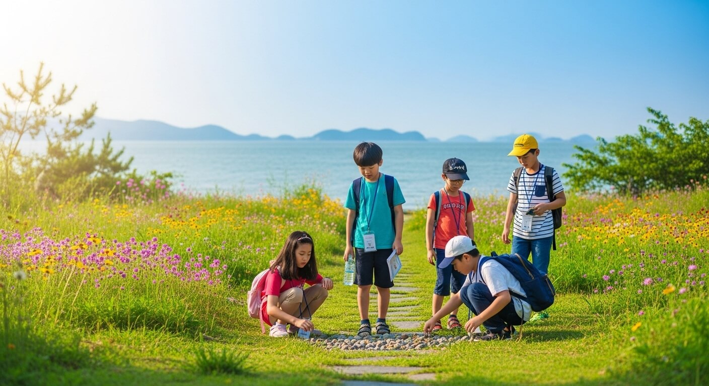 초등학교 여름방학 순천만국가정원