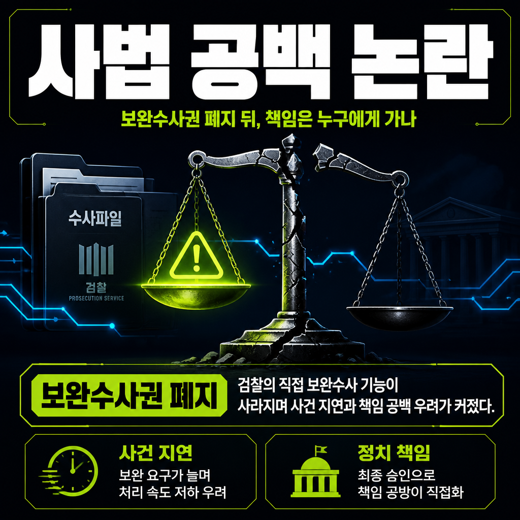 사법 공백 논란