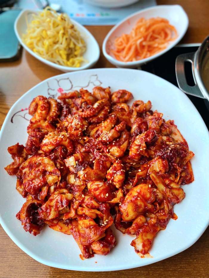 생방송오늘저녁 주꾸미볶음 들깨 칼국수 쭈꾸미 들깨칼국수 원두커피 3종세트 만3천원 안성 금광호수 맛집 추천