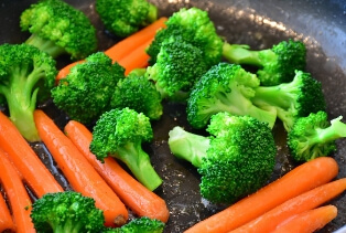 강아지 간식 야채와 과일 재료