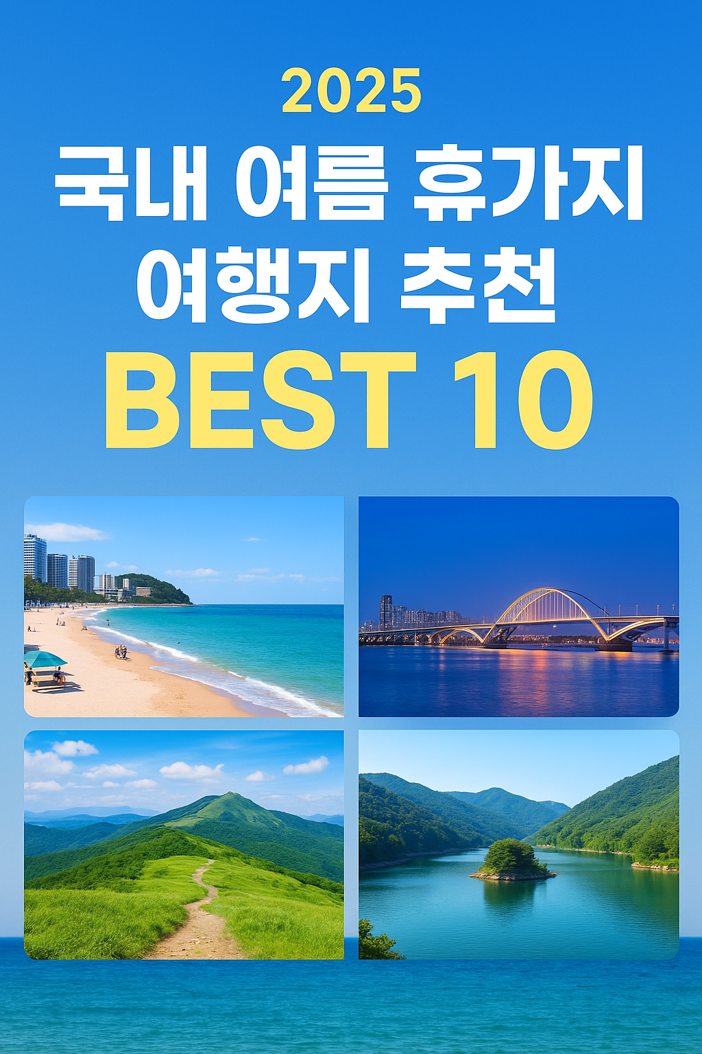 2025 국내 여름 휴가지 추천