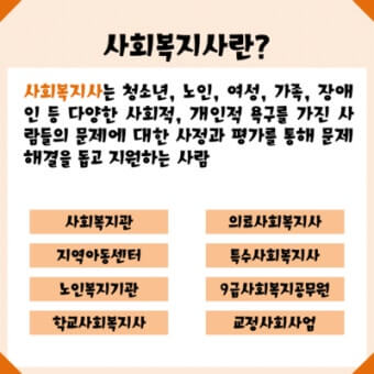 사회복지사 일터