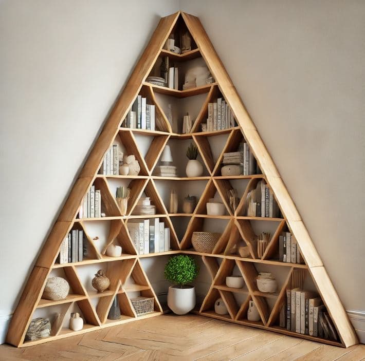 버려진 코너 공간을 활용하는 독창적인 수납 아이디어