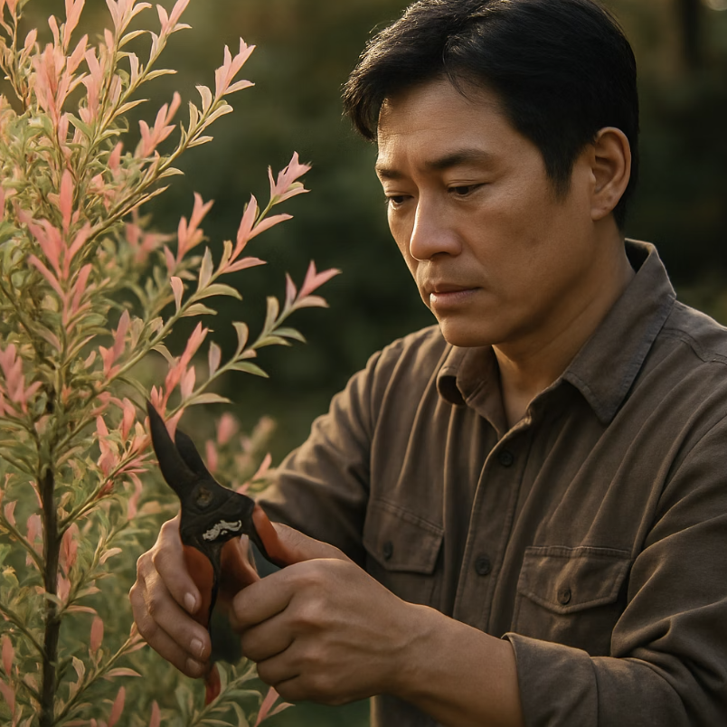 더 풍성한 핑크빛을 위한 용감한 가위질