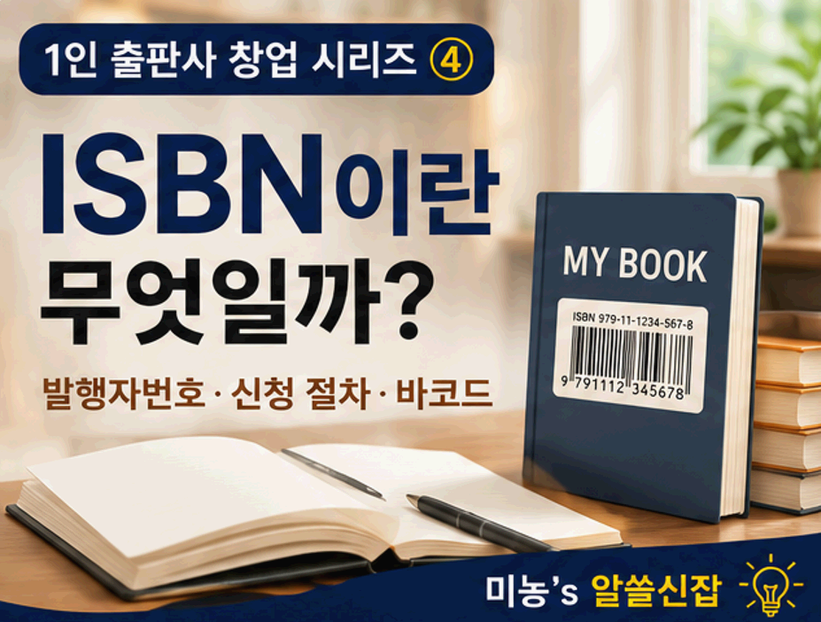 ISBN이란 무엇일까?｜발행자번호 신청부터 책별 ISBN&middot;바코드 발급까지 쉽게 정리