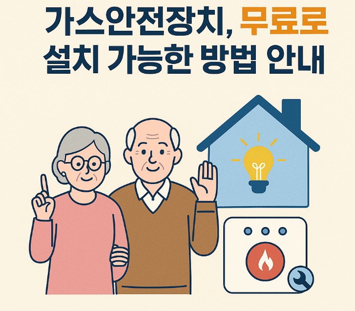 고령자와 치매 환자를 위한 가스안전장치 무료 설치 방법 안내