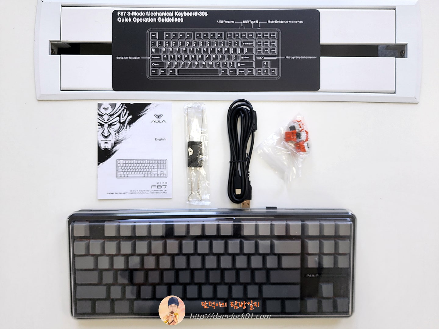 AULA F87 Pro 독거미 키보드