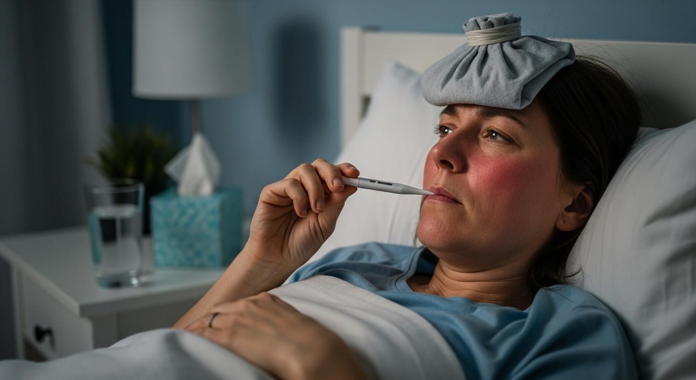 독감 증상 열 내림