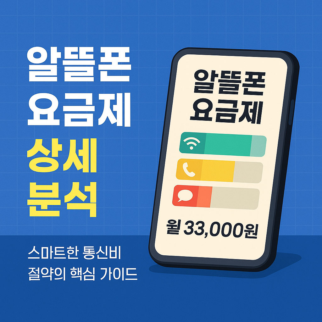 알뜰폰 요금제 상세 분석: 스마트한 통신비 절약의 핵심 가이드