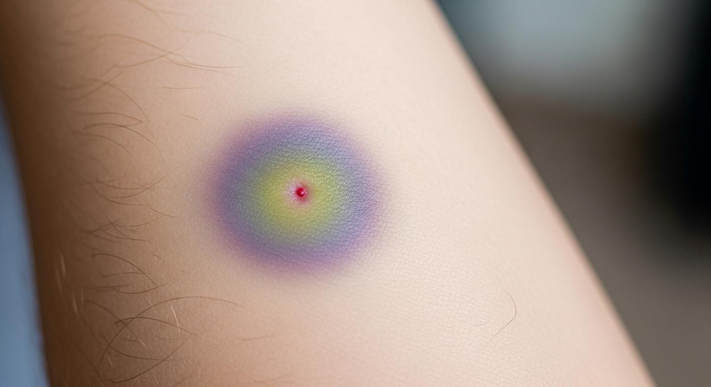 팔뚝살 주사 멍