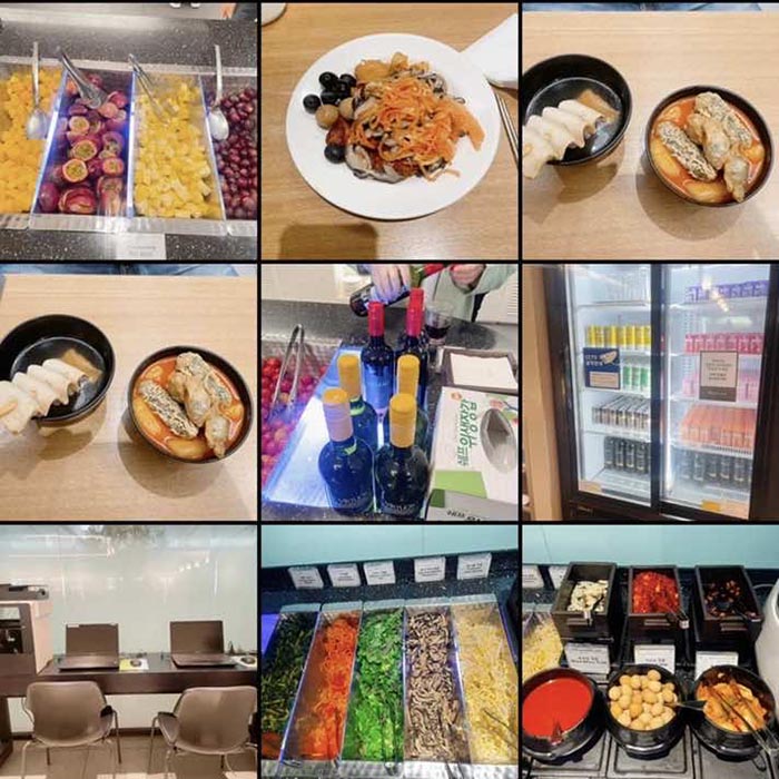 마티나라운지-서편-음식들