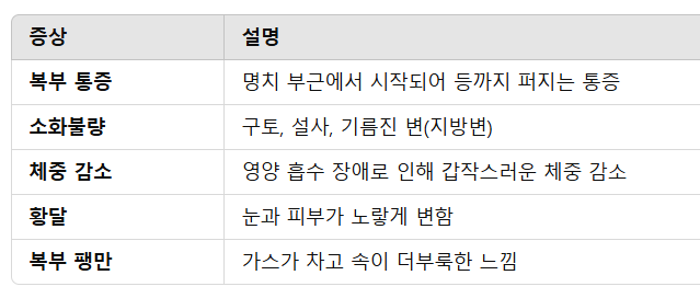 췌장염 초기증상